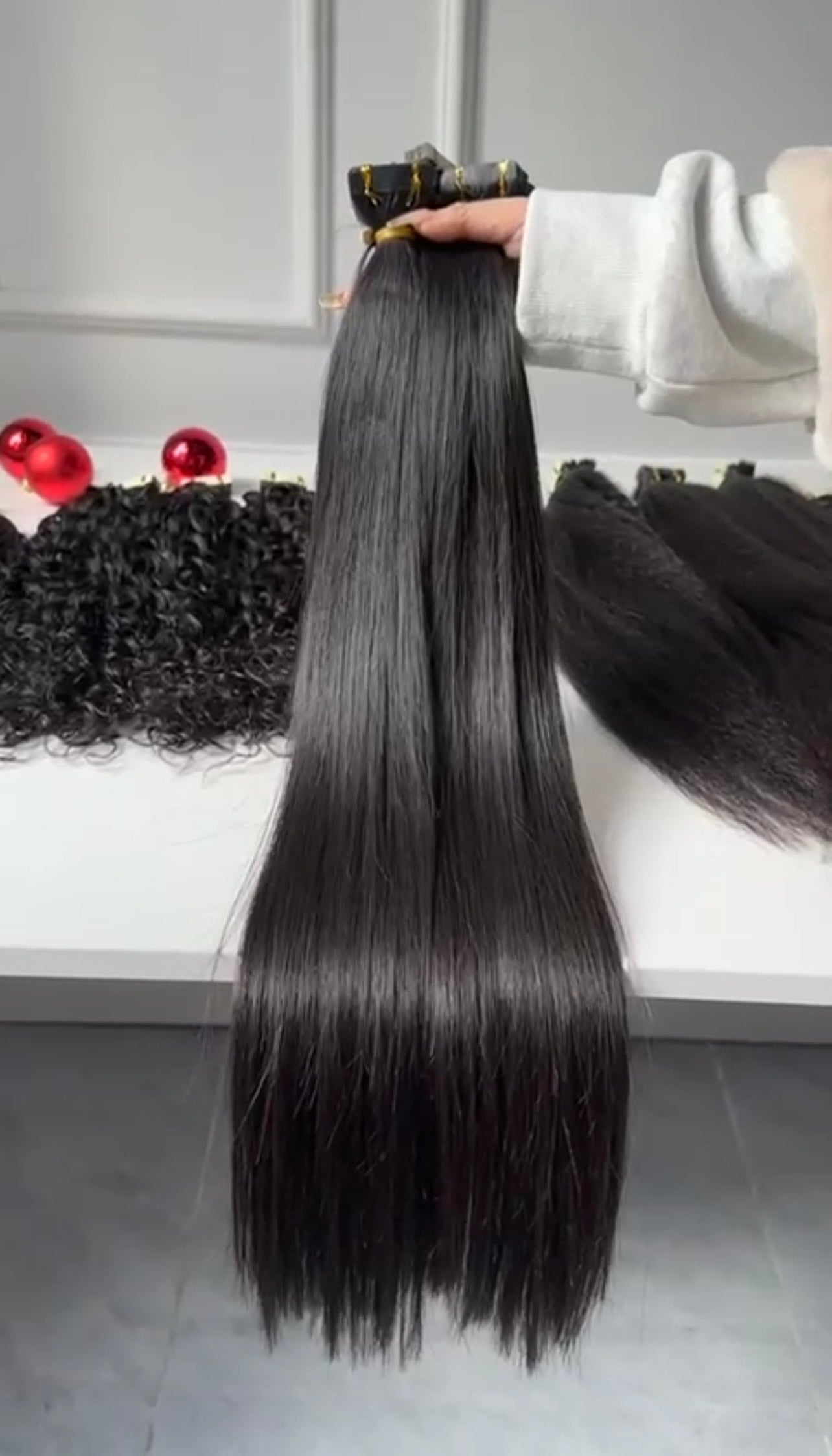 Burmese Tape-In Hair Extensions Bundles (Straight)
